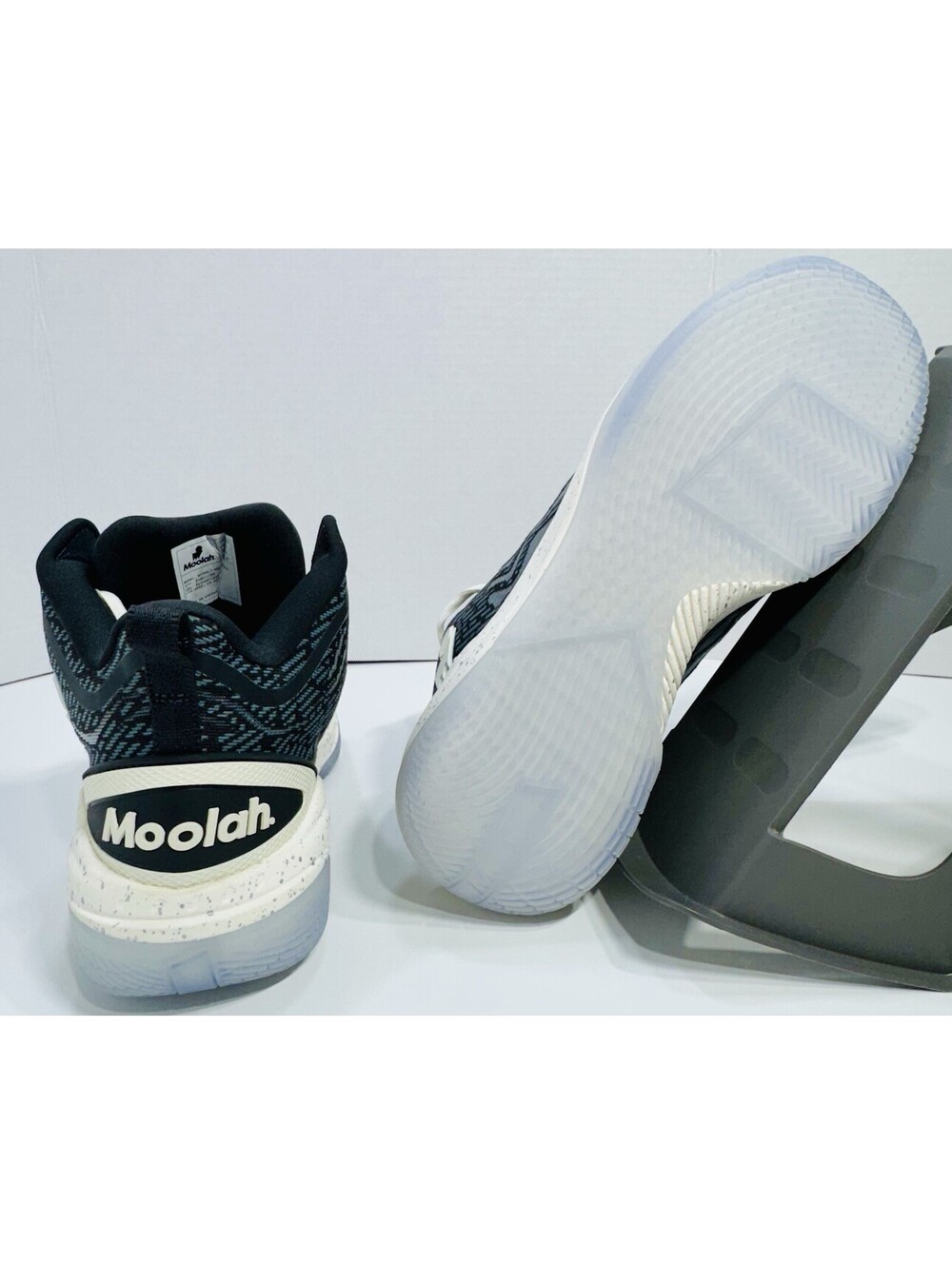 New Moolah Neovolt Pro V2 Basketball Shoes Girl’s 10 Black - Picture 3 of 5